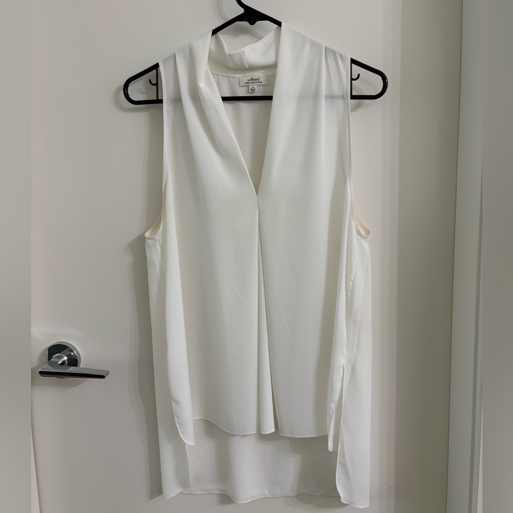 Wilfred Nuit White Sleeveless blouse